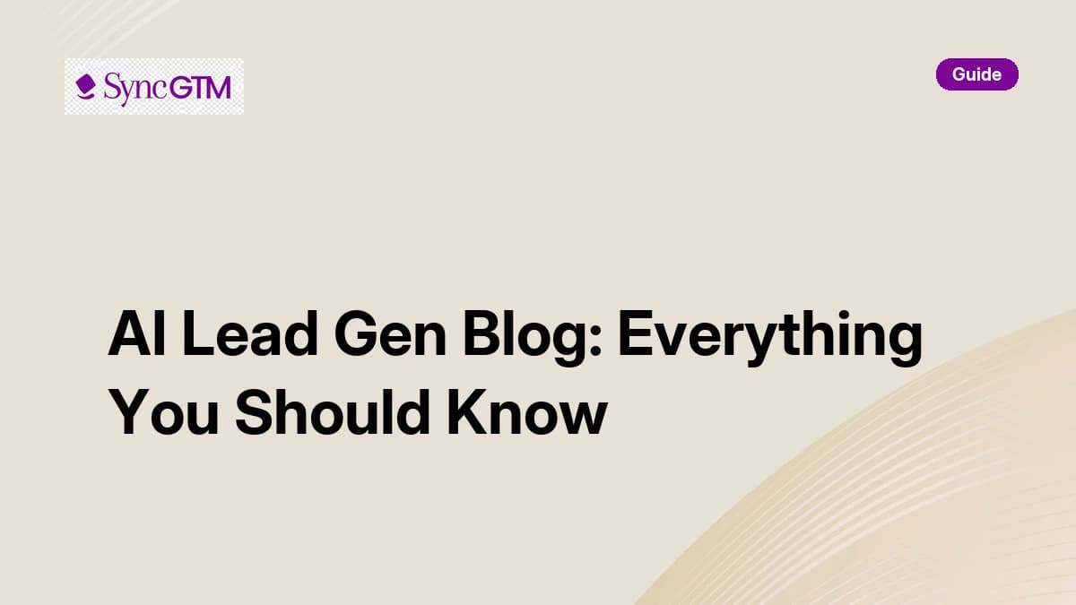 AI lead gen blog — complete guide to AI lead generation tools, best practices, and common pitfalls in 2026