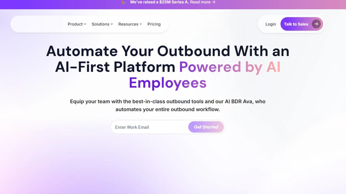 Artisan Ava AI SDR dashboard — Artisan platform for prospecting and multichannel outreach
