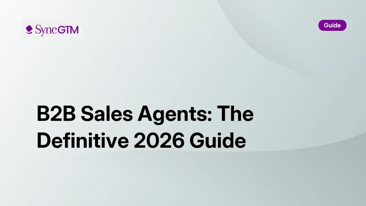 B2B sales agents guide — types, commission structures, and how to find them in 2026