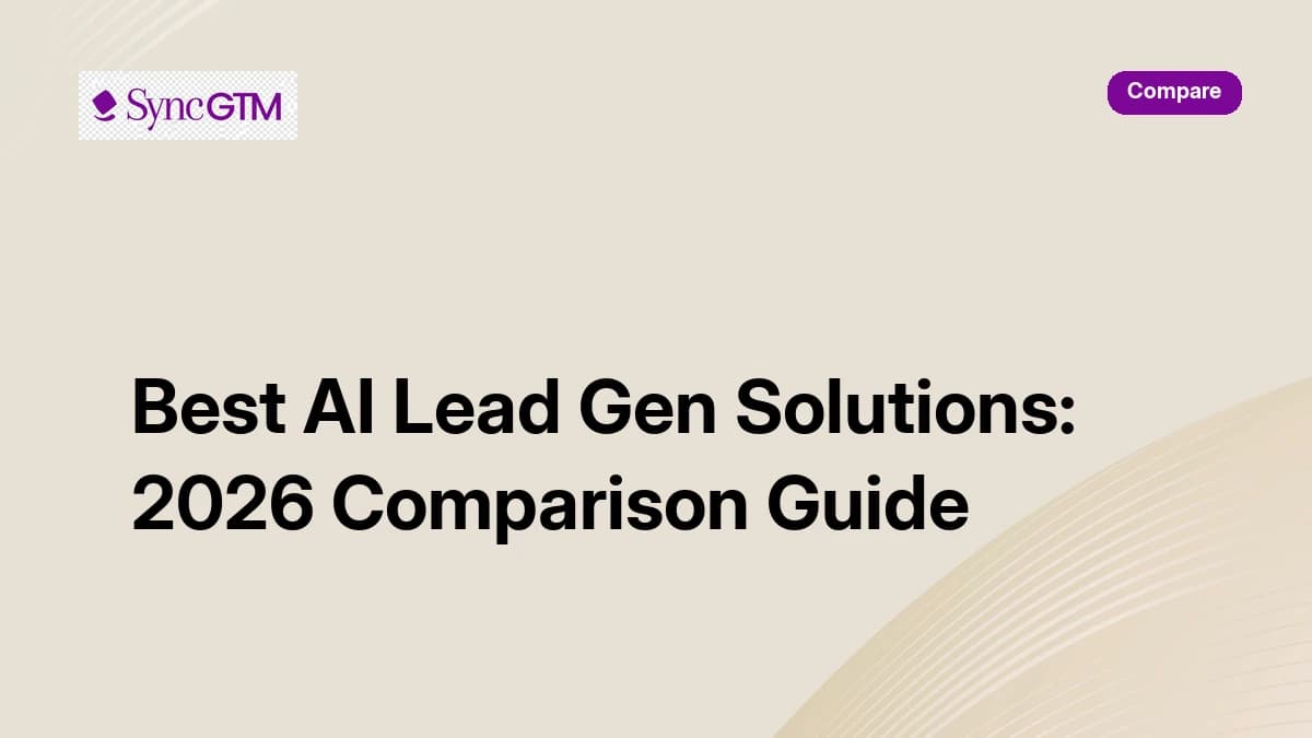 Best AI lead gen solutions — 2026 comparison guide