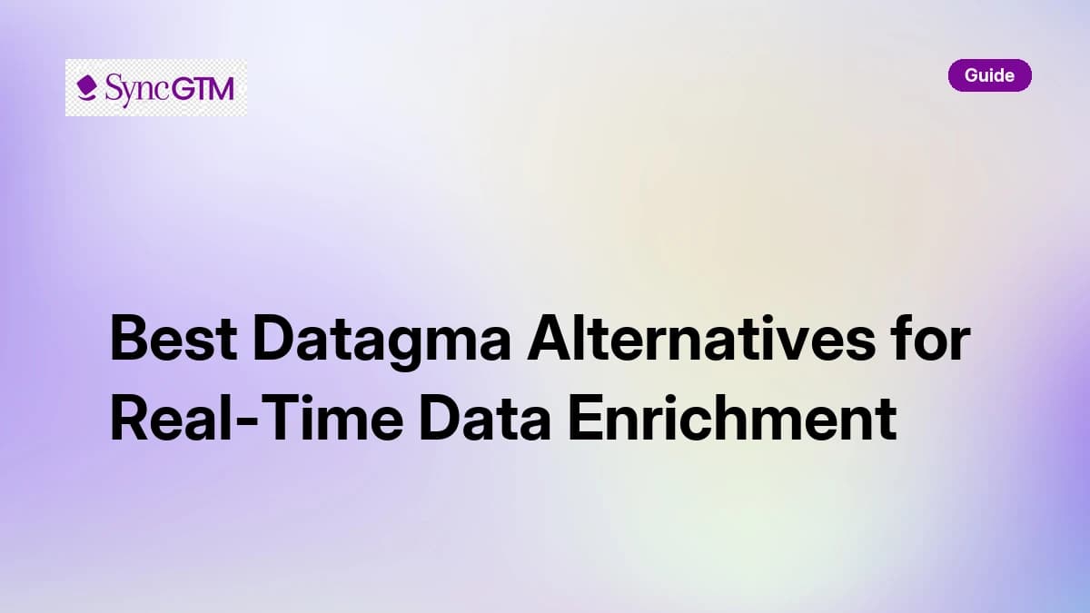 Best Datagma Alternatives for Real-Time Data Enrichment in 2026