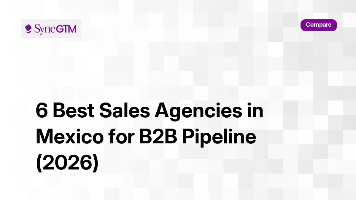 SyncGTM GTM intelligence platform — Mexican and LATAM B2B enrichment waterfall and intent signals