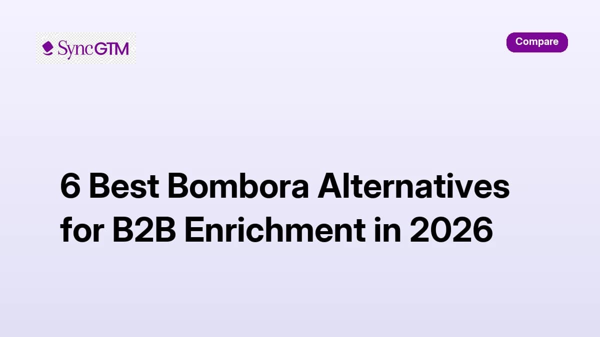 6 best Bombora alternatives for B2B enrichment in 2026 — ranked intent data comparison