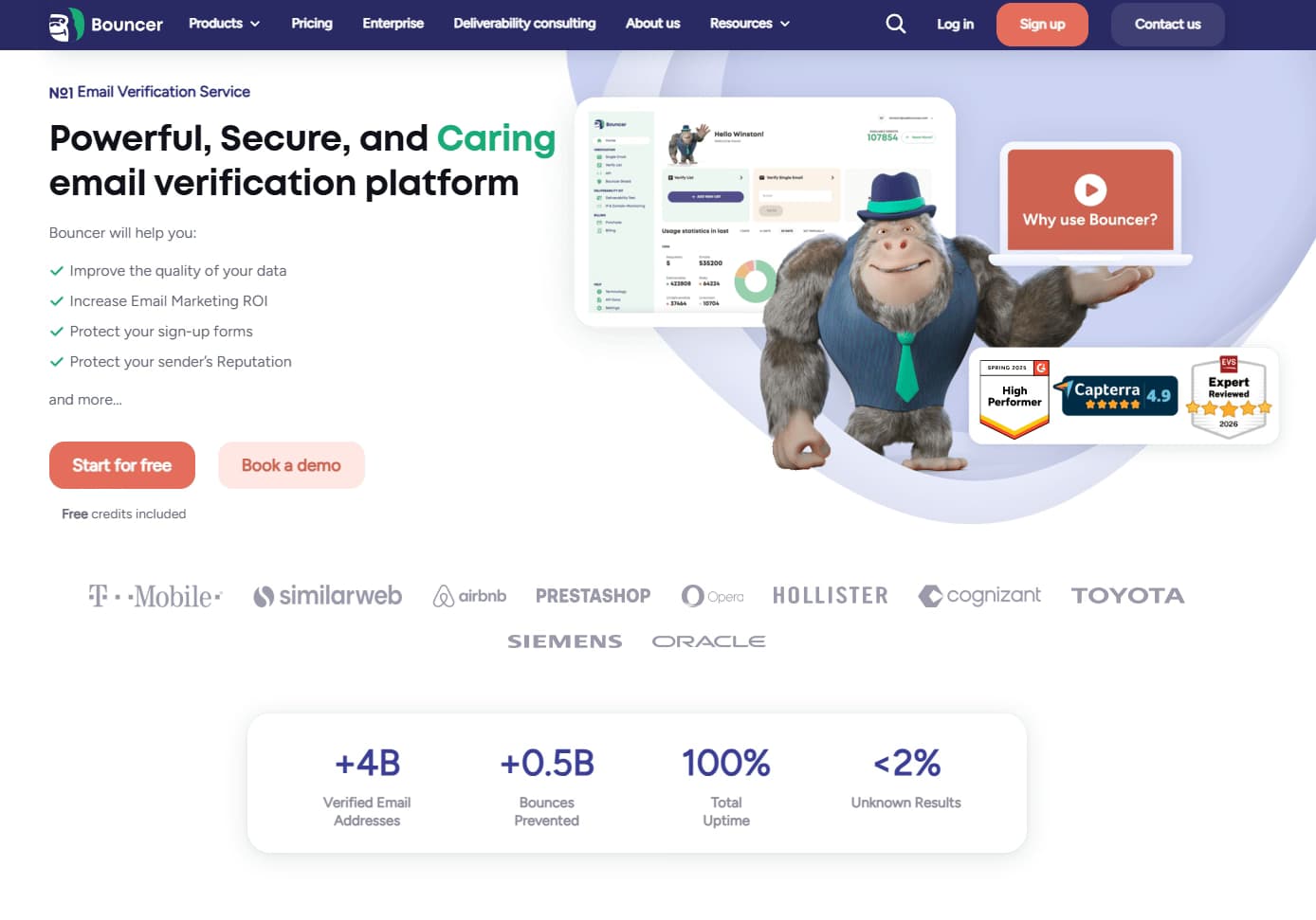 Bouncer email verification platform — affordable bulk email validation service with high accuracy