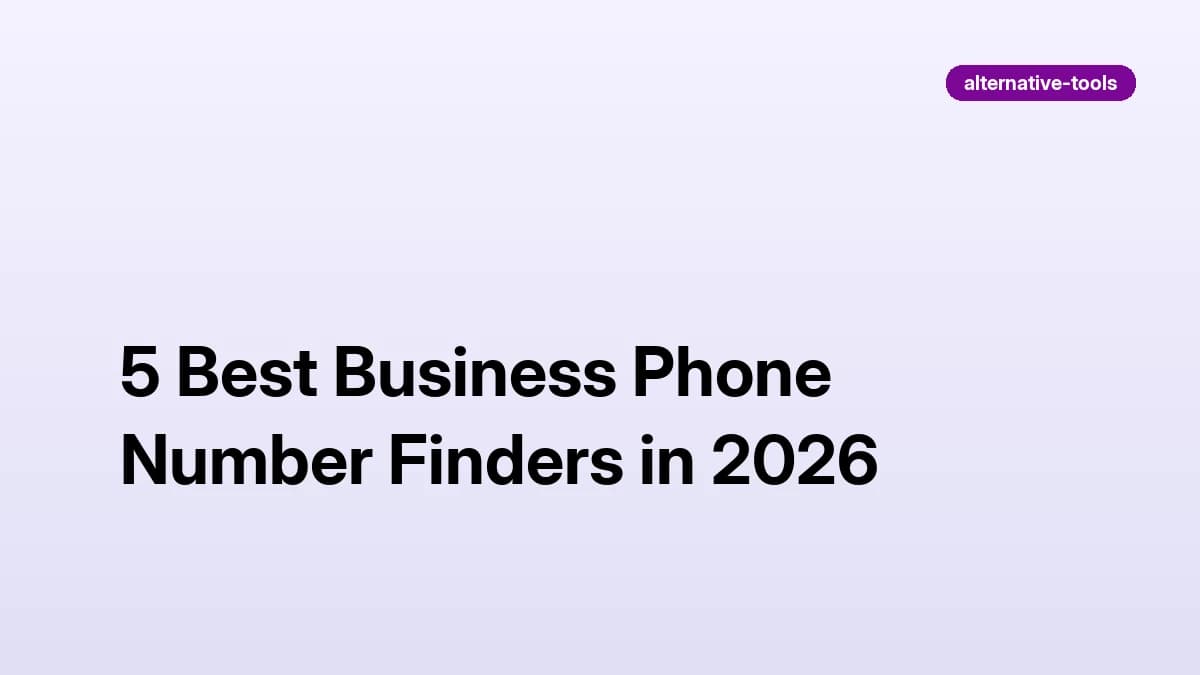 5 Best Business Phone Number Finders in 2026