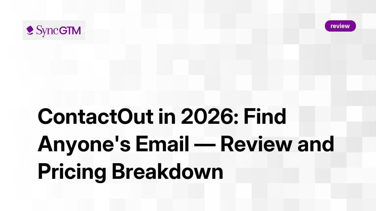 ContactOut Review 2026 — Email Finding, Pricing, and Verdict