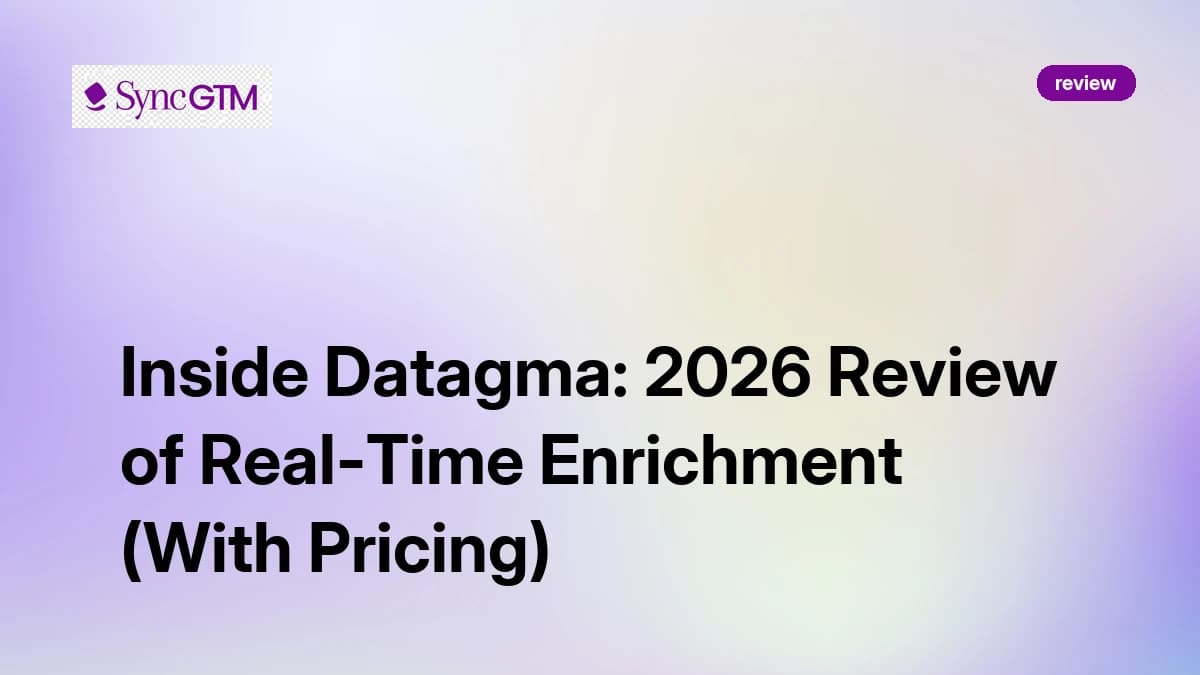 Datagma Review 2026 — Real-Time Enrichment, Pricing, and Honest Verdict