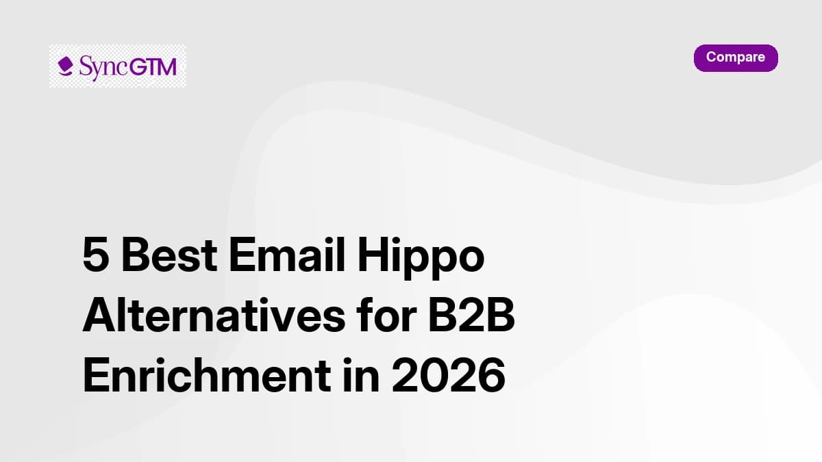 Best Email Hippo alternatives for B2B enrichment in 2026 — comparison guide