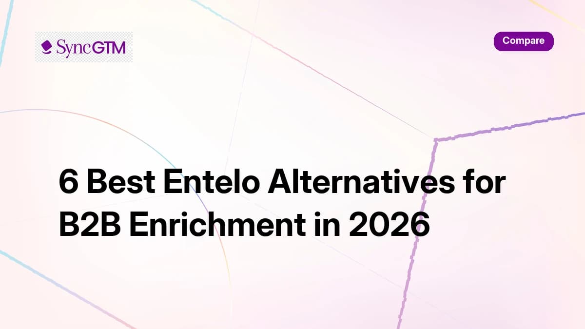 6 best Entelo alternatives for B2B enrichment in 2026 — ranked comparison