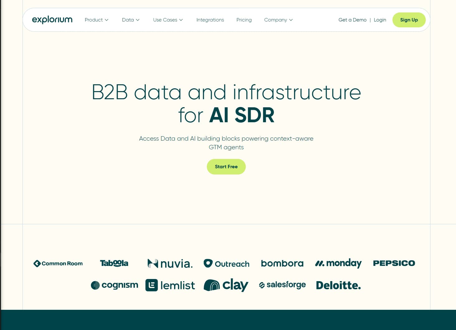 Explorium.ai - AI-powered B2B data enrichment for smarter targeting and lead scoring