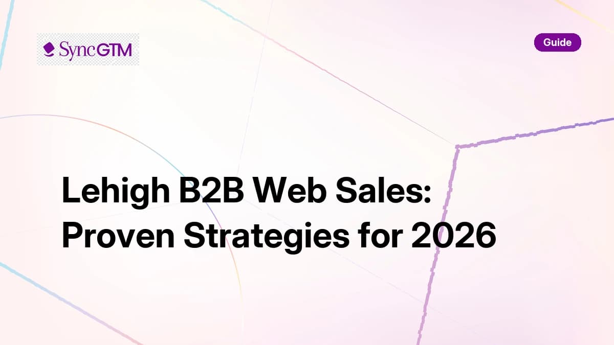 Lehigh B2B web sales strategies guide for 2026