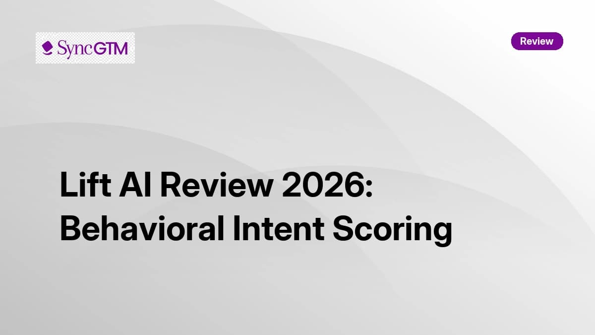 Lift AI Review 2026 — Behavioral Intent Scoring, Chat Routing, and Pricing