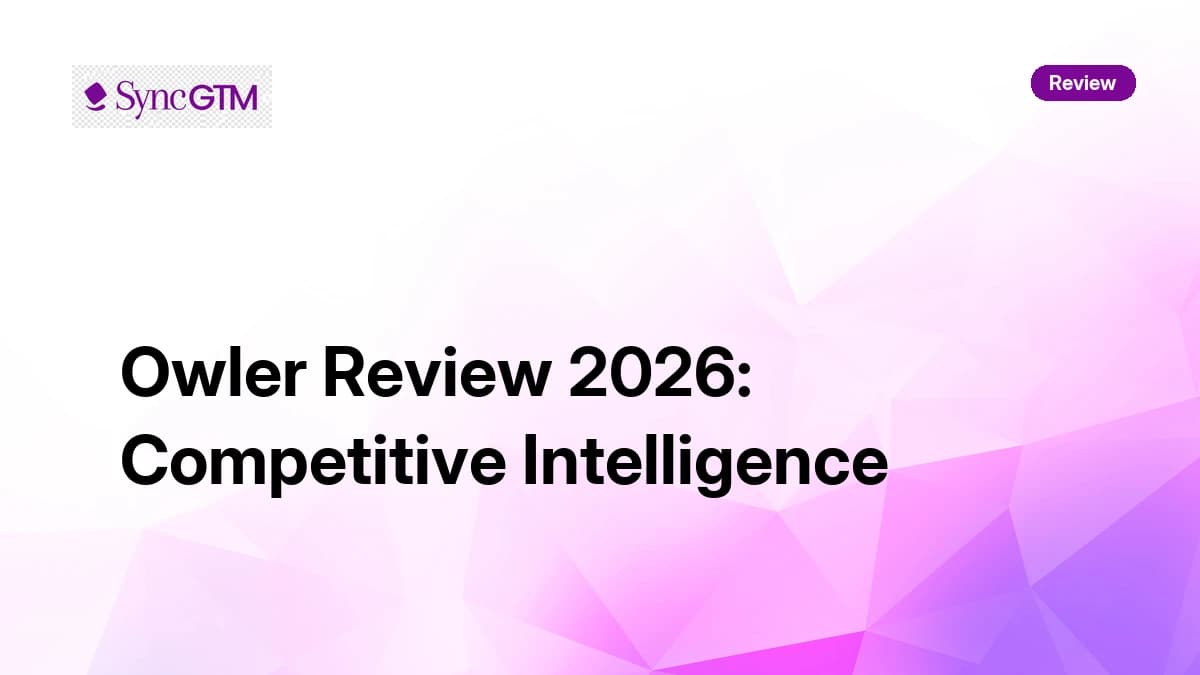 Owler Review 2026 — Competitive Intelligence, Company Alerts, and Pricing