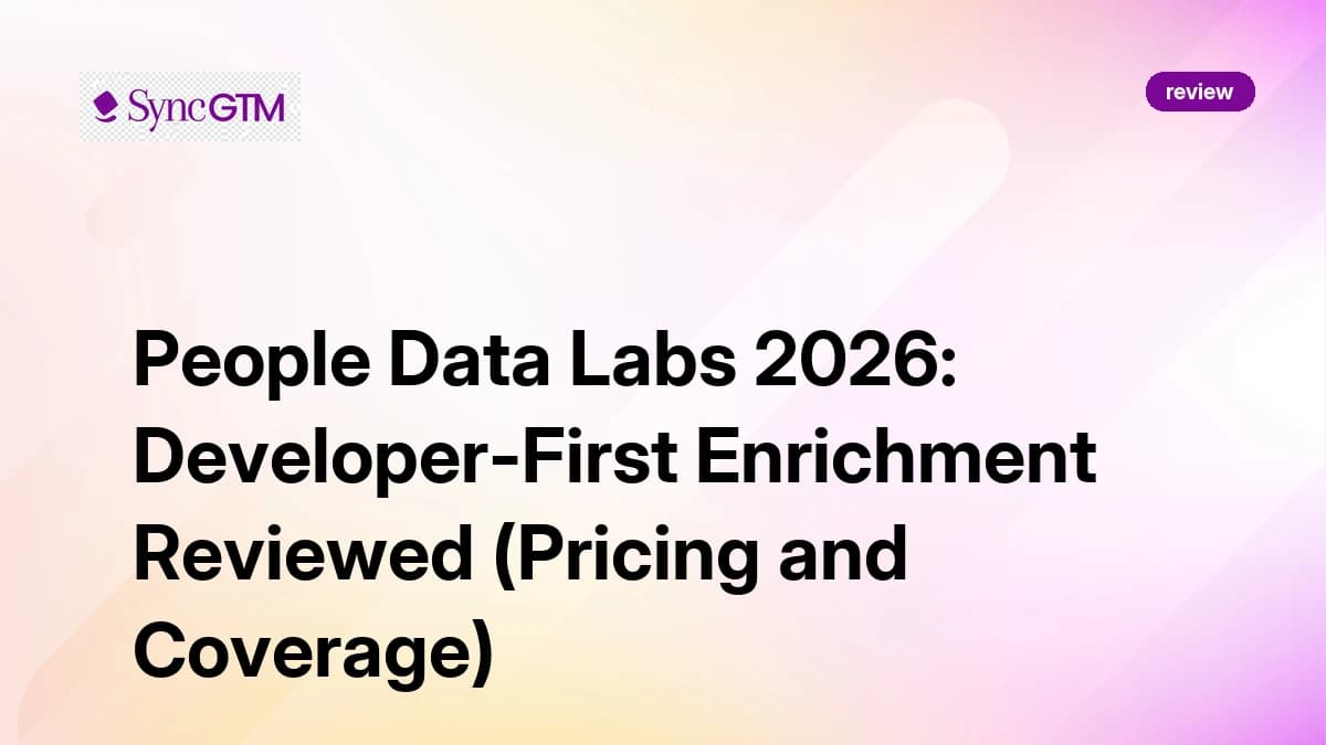 People Data Labs 2026 Review — Developer-First Enrichment Pricing and Coverage