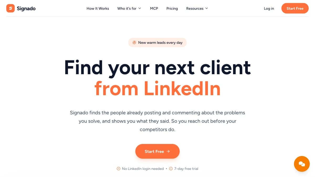 Signado credit-based LinkedIn signal monitoring dashboard — budget Embers alternative