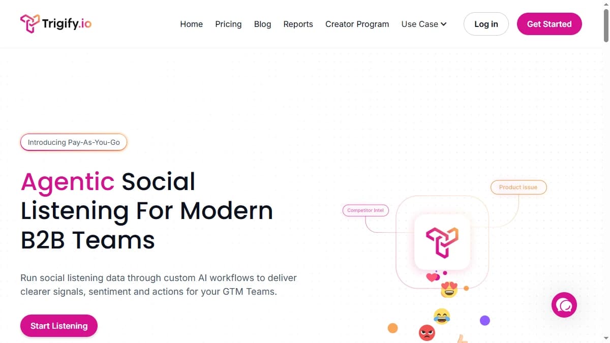 Trigify social signal listening and workflow interface — Embers alternative for broader signal monitoring