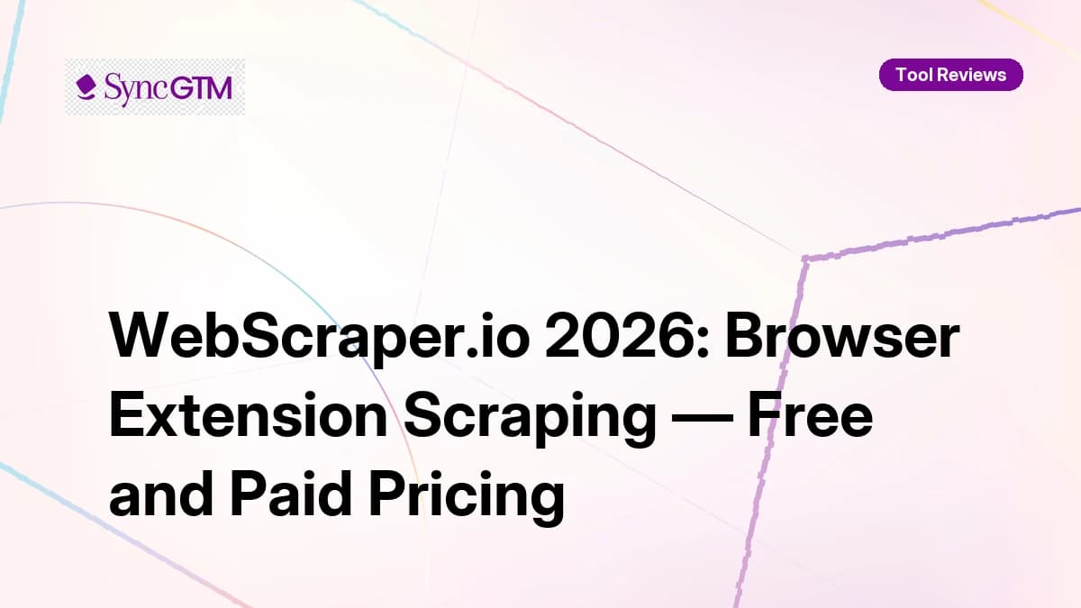 WebScraper.io review 2026 — Chrome extension and cloud scraping pricing