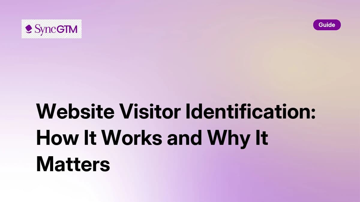Website Visitor Identification: How It Works and Why It Matters