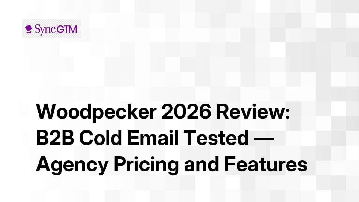 Woodpecker Review 2026 — B2B Cold Email, Agency Features, and Pricing