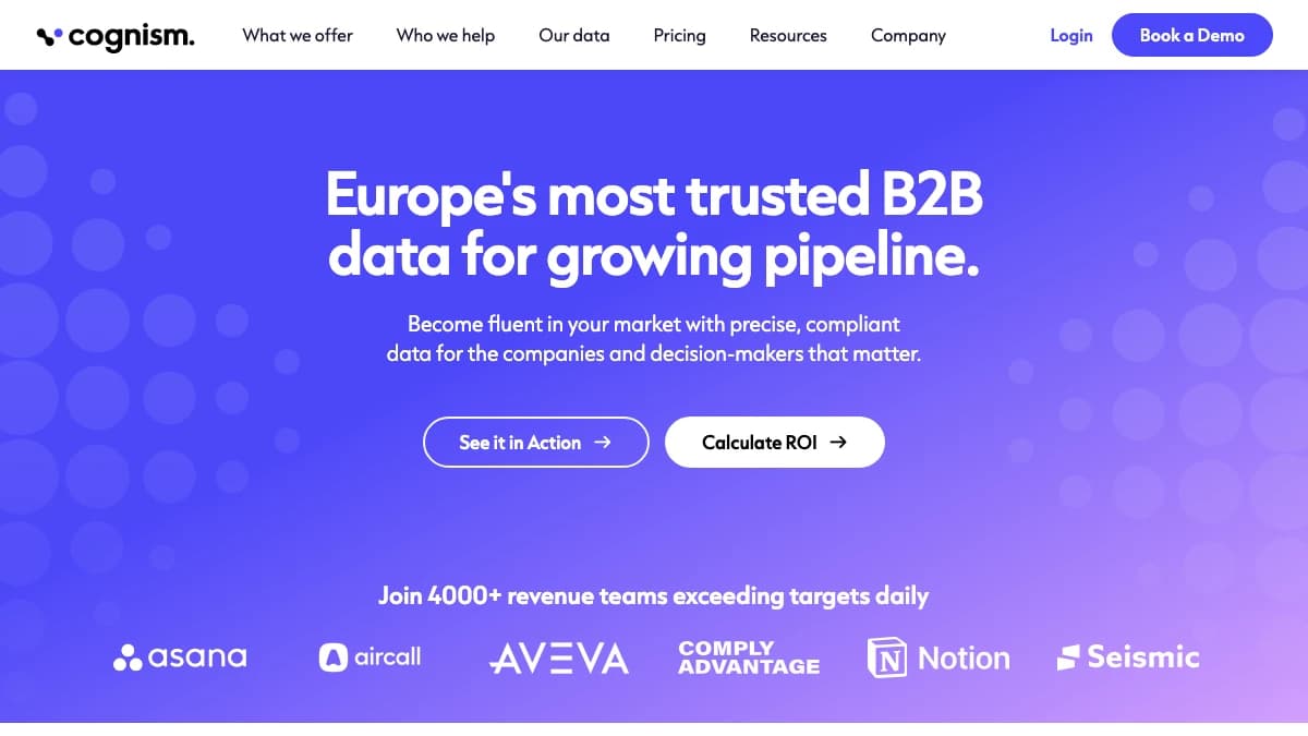 Cognism - EMEA-first prospecting with phone-verified mobiles and default DNC screening