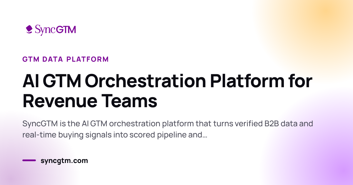 SyncGTM landing page preview